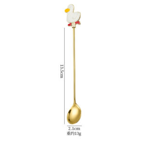 Duck spoon - gold