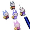 oly-ed16cccefb88c10a4446acd31de3f635 Wholesale Soft rubber cartoon fabric beaded pen accessories, mobile phone keychains, bag charms, DIY handmade jewelry materials