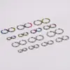 303 Stainless Steel Circle Electroplating No Inlaid Golden Plated Simple Style Plating Gold Earrings