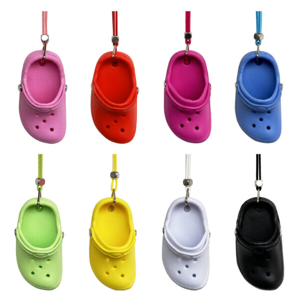 Wholesale Crocs decorative colorful rope pendant car pendant