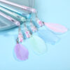Wholesale Creative feather drift bottle pendant gel pen ins high color value pendant sign pen student erasable fountain pen