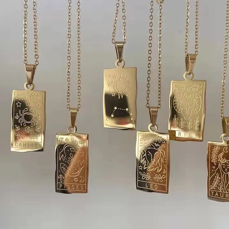 Wholesale Fashion Contion Titanium Steel Plating Necklace