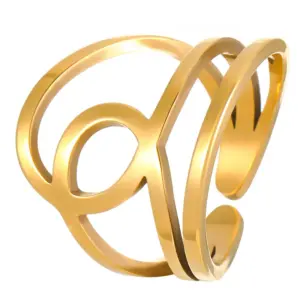 21 18K Real Gold Cross Hollow X709