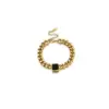 Wholesale Hip-Hop Geometric Stainless Steel No Inlaid Bracelets In Bulk