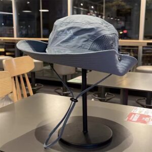 Outdoor fishing fisherman hat-dark gray / Adjustable (head circumference 56-59cm)