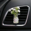 Wholesale Baby's breath glass vase car air conditioner vent perfume clip