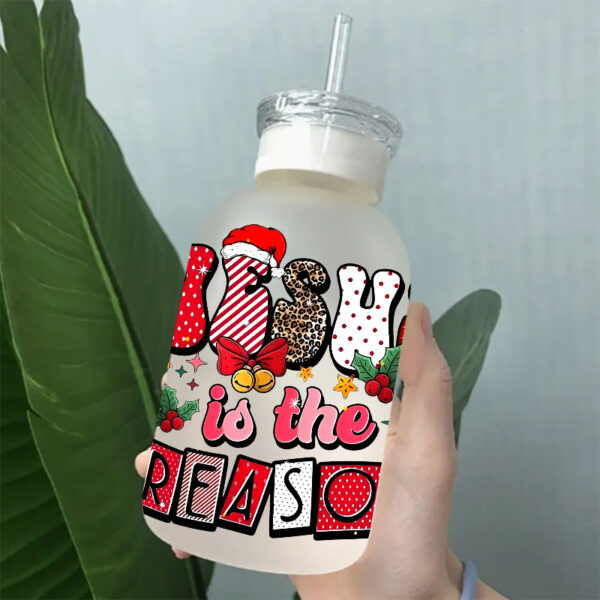 Wholesale Colorful Christmas Tree 16oz Cup UV DTF Wraps