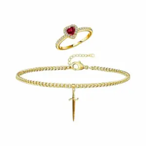 Gold--Ring Bracelet Suit