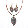 oly-ed7e41a6d096260caaa58ce01f4c73e3 Wholesale Vintage Bohemian Leaf Earring and Necklace Set