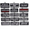 Wholesale Embroidered cloth stickers wholesale hat aessories clothing aessories stickers long English letters patch manufacturers direct st