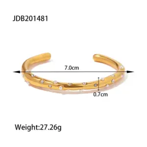 Gold White Diamond Bracelet