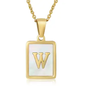 W / 18K Gold Plated