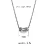Wholesale PVD Coated 18K Gold Plated Geometric 304 Stainless Steel Basic Classic Style Waterproof Non Tarnish 304 Stainless Steel Necklace