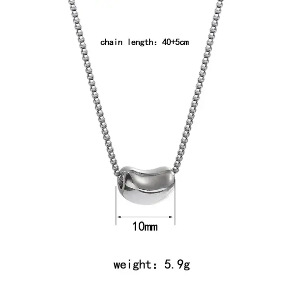 Wholesale PVD Coated 18K Gold Plated Geometric 304 Stainless Steel Basic Classic Style Waterproof Non Tarnish 304 Stainless Steel Necklace