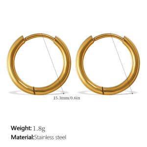 EH1174G Gold Earrings