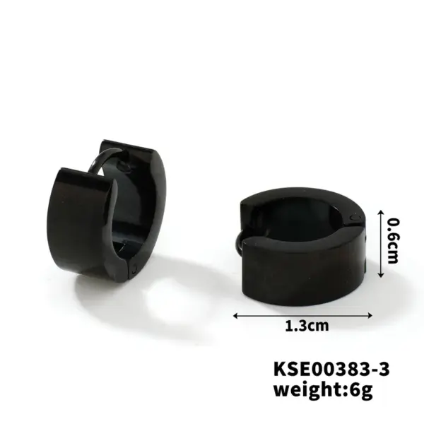 Wholesale Vacuum Plating K Gold Plated Rhodium Plated Circle 304 Stainless Steel Simple Style Earrings