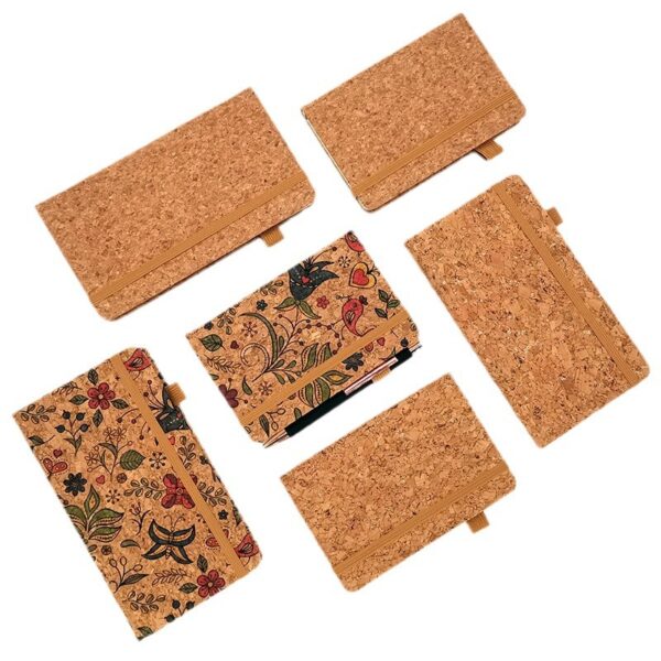 oly-edfdbe5fd034ffa09eee8c91093c1f4d Wholesale A5 Environmentally Friendly Pu Cork Notebook Customized Notepad Business Office Notebook Manufacturer Wholesale Supports Logo Printing