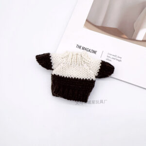 Rx130 sweater-black coffee stitching