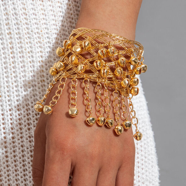 Wholesale European and American Cross-Border Fashion Personality Hollow Water Drop Pendant Bracelet Geometric Minimalist Design Bracelet