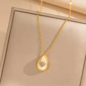 422 Gold Drop Necklace