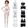 Wholesale Doll dress-up clothes underwear pajamas 30cm Super Model 6 points suitable for lace cloth baby clothes