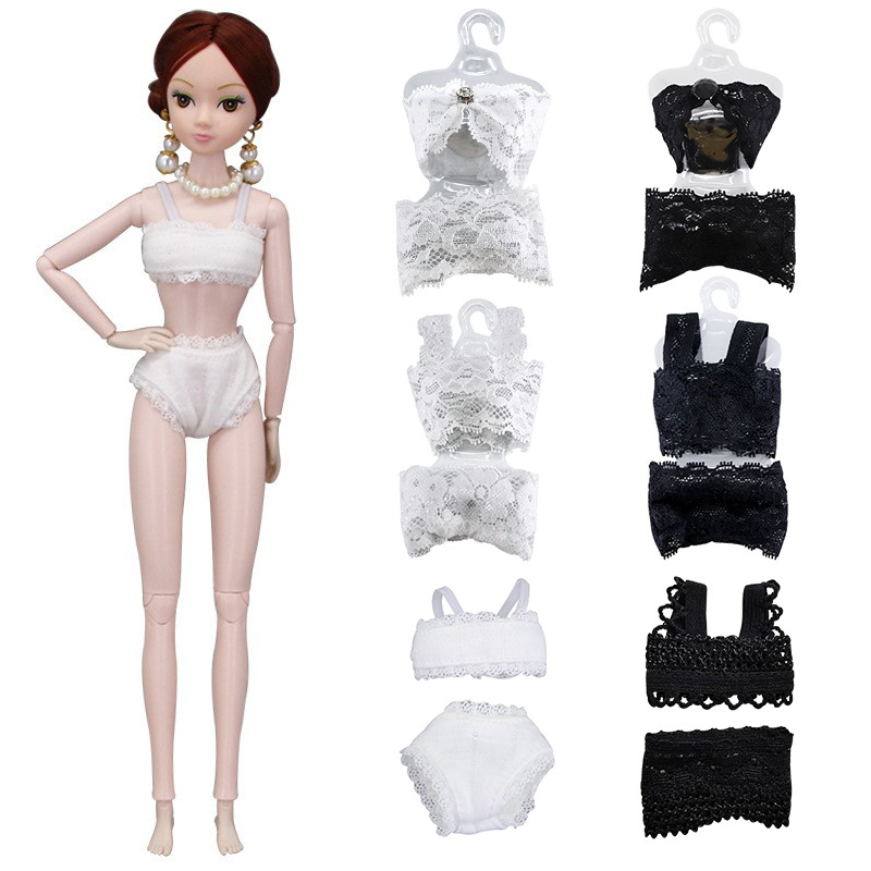 Wholesale Doll ess- clothes underwear pajamas 30cm Ser Model 6 ints suitable for lace cloth baby clothes