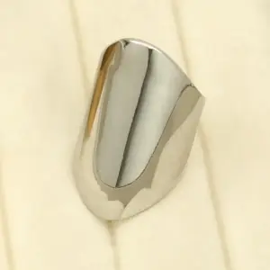 Wide Version Smooth Opening Ring-Steel Color