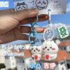 Wholesale Cute Cartoon Jiyka Wow chiikawa Jiyixiaoba Couple Friends Magnetic Key Chain Bag Pendant