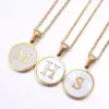 Fashion Letter Stainless Steel Titanium Steel Chain Pendant Necklace 1 Piece