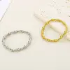 Wholesale PVD Coated 18K Gold Plated Round 304 Stainless Steel Simple Style Waterproof Non Tarnish 304 Stainless Steel Bracelets