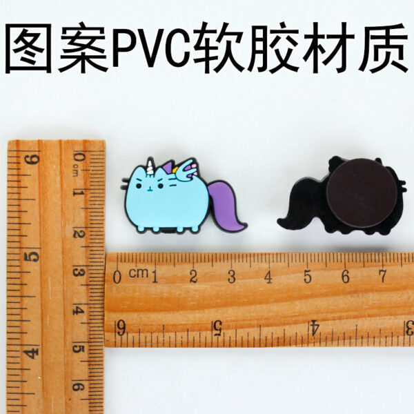 Wholesale Magnetic refrigerator sticker cartoon cute student whiteboard drawing board message strip decoration fixed sticker magnet soft magnetic sticker