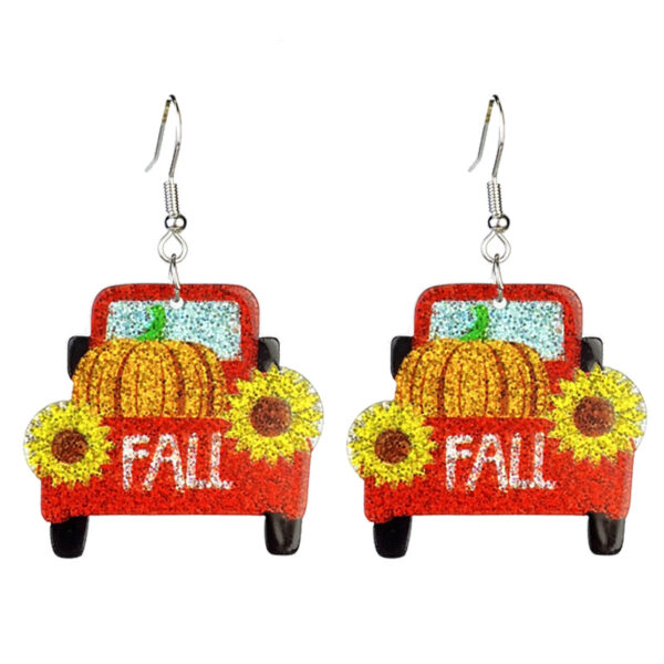 Wholesale Sparkling Autumn Thanksgiving Earrings