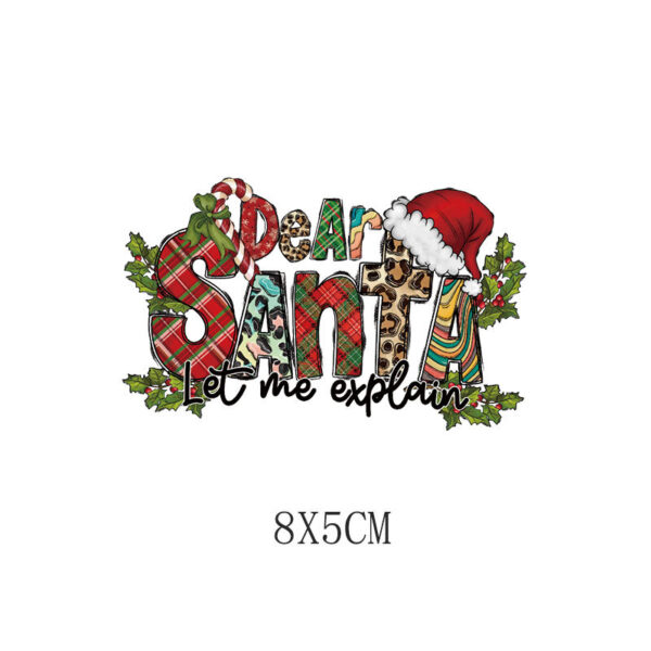 Wholesale Christmas hot stamping stickers UV DTF Ready to Press Transfers Wraps