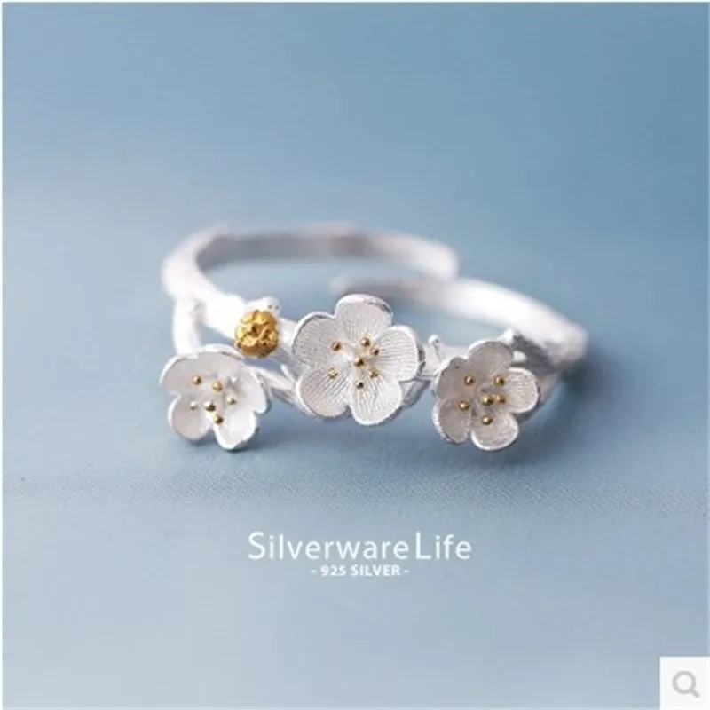 Wholesale 925 Sterling Sier Plating Geometric Open Rings
