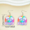 Wholesale Skull Earrings Christmas Nightmare Round Earrings