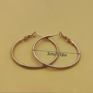 Rose Gold / 30mm Pair