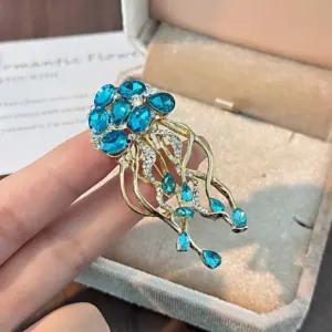 XZ1182-2 Jellyfish-Gold/1.3*1.1cm