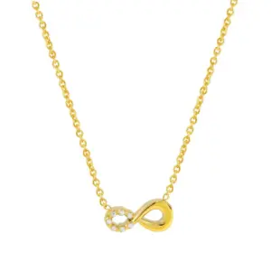 Golden-Infinite Loop Necklace