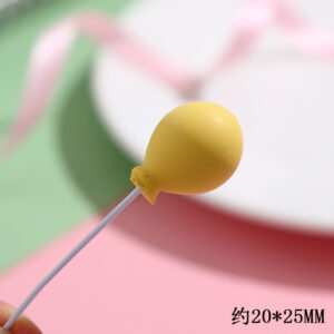 Lotus yellow oval balloon