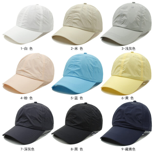 Wholesale Adjustable breathable outdoor sports ponytail hat