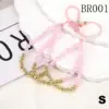 Wholesale European And American Fashion Crystal Copper Beads Adjustable Braided Bracelet