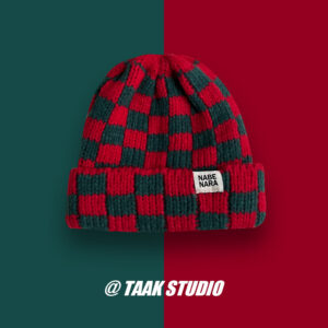 Red and green color matching / One size fits all (54-61cm)