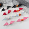 Wholesale New Halloween Headdress Dark Series Funny Pumpkin Single Eye Devil Bat Wings Side Hairpin Hairpin