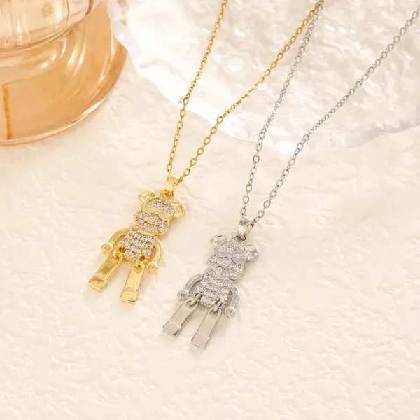 Trendy Titanium Steel Necklace Color Retention Versatile Simple Fashion Luxury Style For Women Irregular And Plated Process