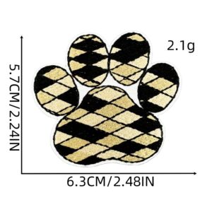 Animal paw cloth sticker 9#