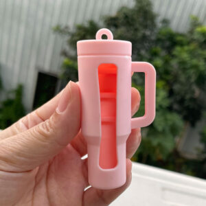 Protective sleeve/cup in cherry blossom pink