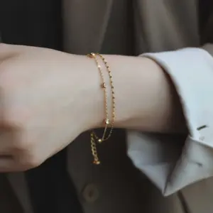 【5510】Double-layer Five-diamond Bracelet