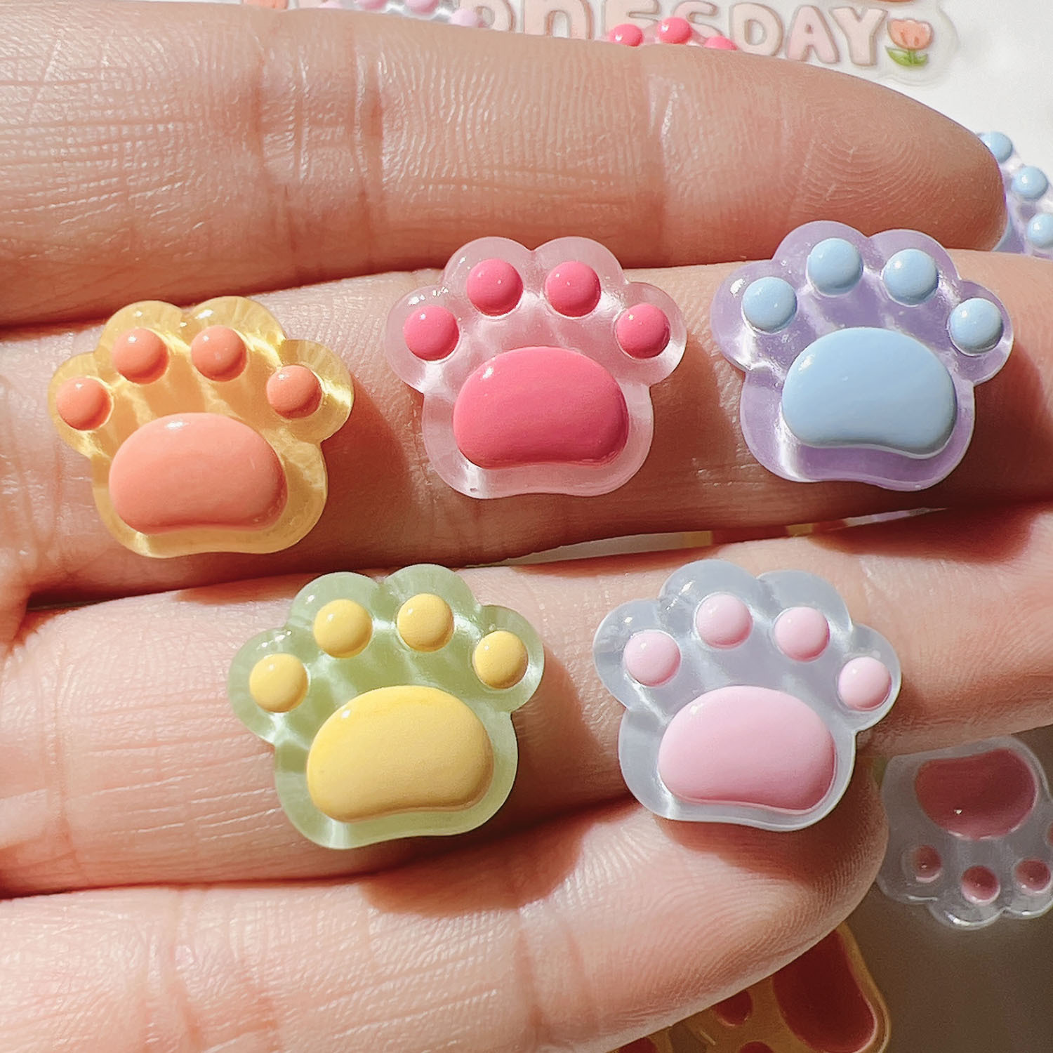 Wholesale Resin AessoriesDIY Aessories Handmade Materials Shoe Buckles Hat Patch Cream Glue Mini Transparent Soles