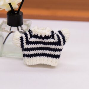 Black and white pinstripes / 5.5cm