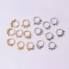 316L Stainless Steel Nose Rings & Studs Geometric Waterproof Non Tarnish Surgical Steel